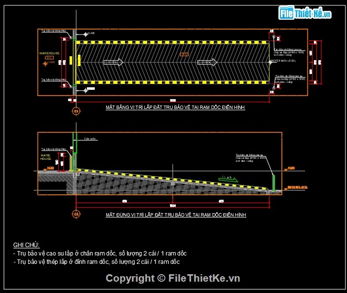 biển hiệu,trụ chống va đập,bản vẽ chi tiết,autocad